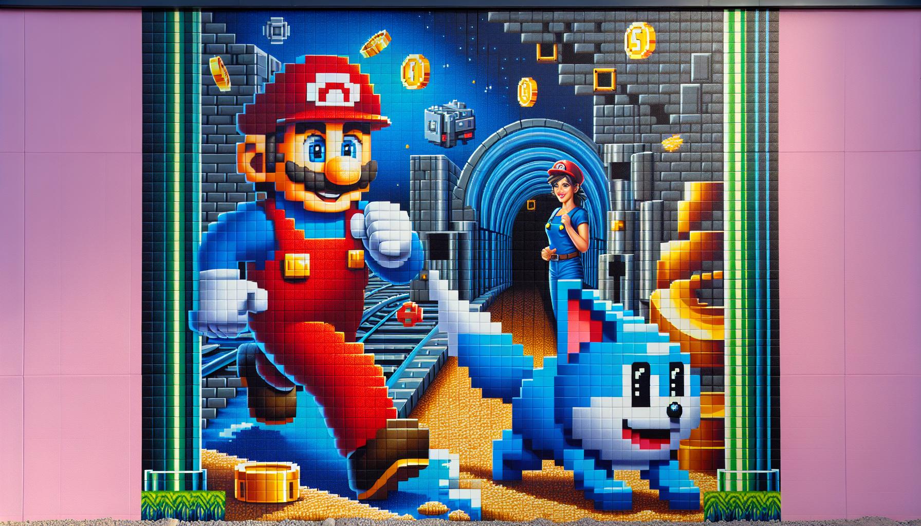 retro gaming art